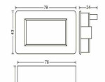 LCD digitálny teplomer -50℃ do 150℃ – fotka 3