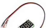 Digitalny voltmeter - tenky panel 0-99v led – fotka 2